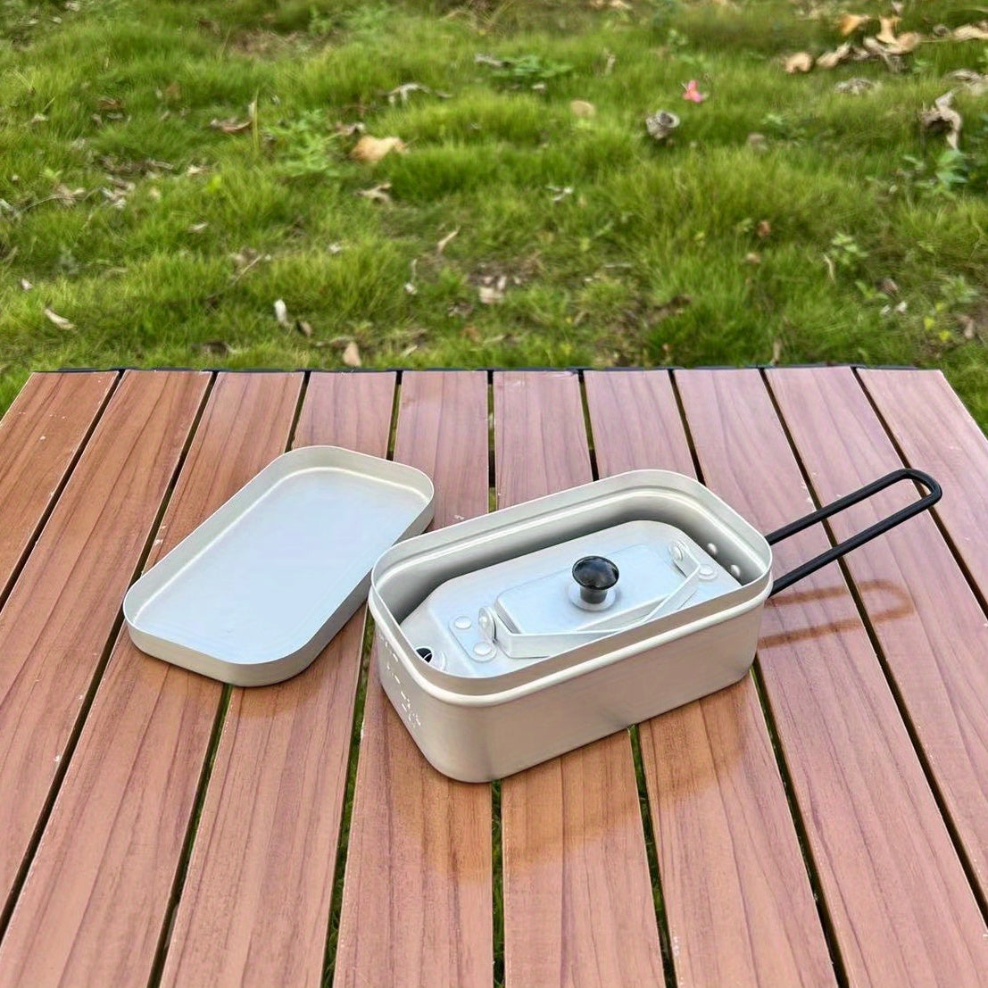 Portable Aluminum Kettle for Camp and Hike