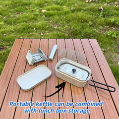 Portable Aluminum Kettle for Camp and Hike
