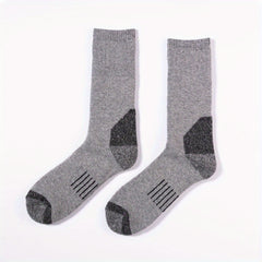 Men's Fleece Wool Socks Thick Warm Breathable Sweat Absorbing