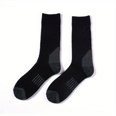 Men's Fleece Wool Socks Thick Warm Breathable Sweat Absorbing