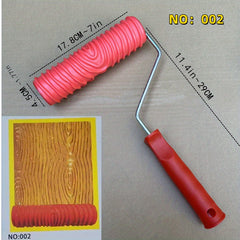 Embossing Roller Texture Paint Printing Tool Straight Grain Wall