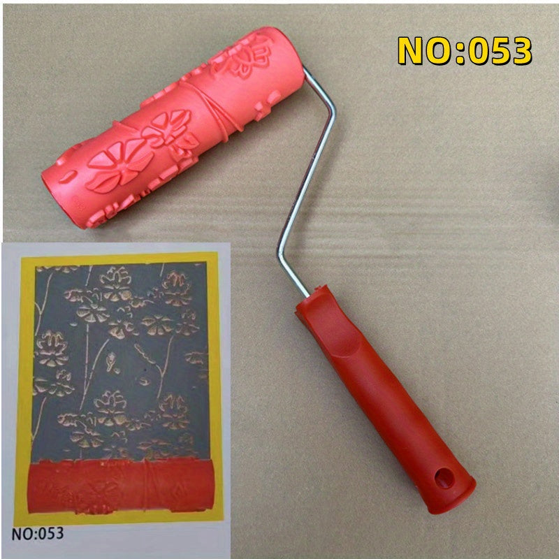 Embossing Roller Texture Paint Printing Tool Straight Grain Wall