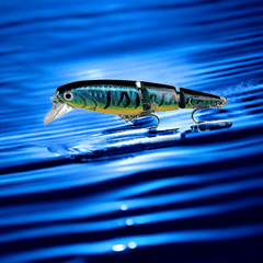 2pcs Realistic Segment Minnow Hard Baits For Fishing 105mm 4 13in 14 7g