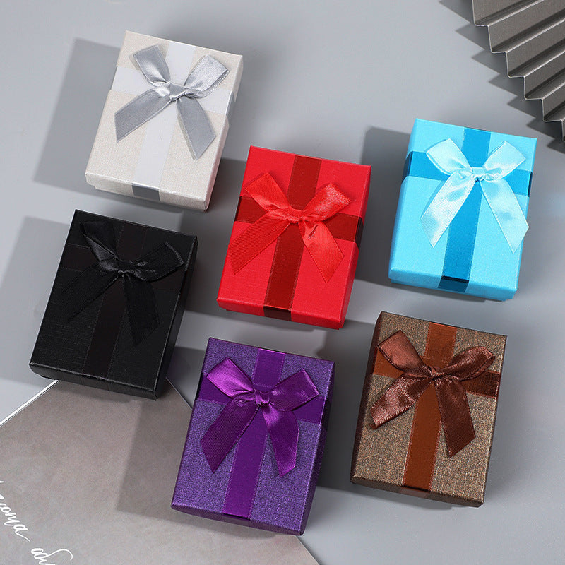 2pcs Jewelry Box for Birthday Gift with Bow