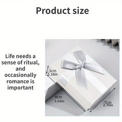 2pcs Jewelry Box for Birthday Gift with Bow