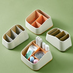 Minimalist Desktop Storage Box for Office Supplies and Remote Controls
