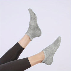 3 Pairs Breathable Yoga Socks Cozy Non-slip Pilates Ballet