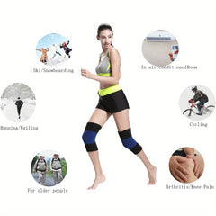 Winter Warm Knee Pads Leg Warmer Breathable Leg Sleeves