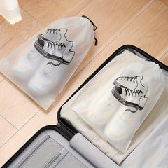 10pc Shoe Drawstring Storage Bag Portable Waterproof Shoe Organizer