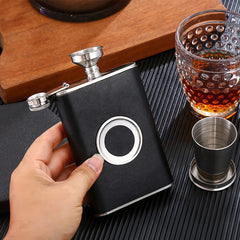 8oz Stainless Steel Hip Flask for Outdoor Camping Travel
