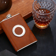 8oz Stainless Steel Hip Flask for Outdoor Camping Travel