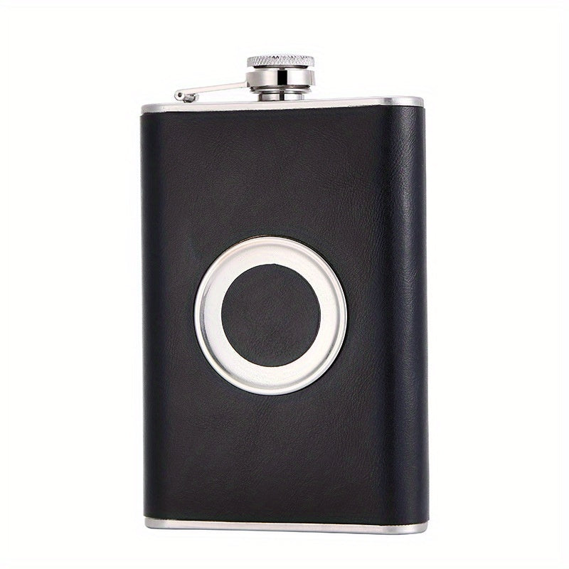 8oz Stainless Steel Hip Flask for Outdoor Camping Travel
