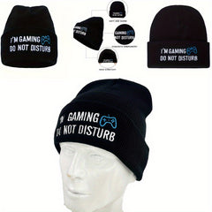 Video Game Pattern Beanie Winter Warm Hat