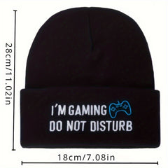Video Game Pattern Beanie Winter Warm Hat
