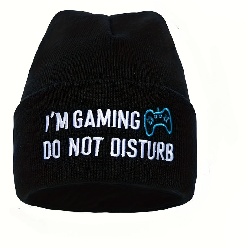 Video Game Pattern Beanie Winter Warm Hat