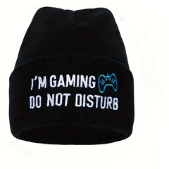 Video Game Pattern Beanie Winter Warm Hat