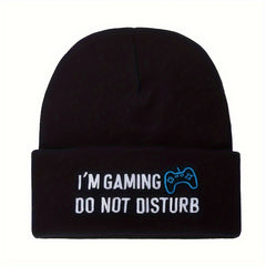 Video Game Pattern Beanie Winter Warm Hat