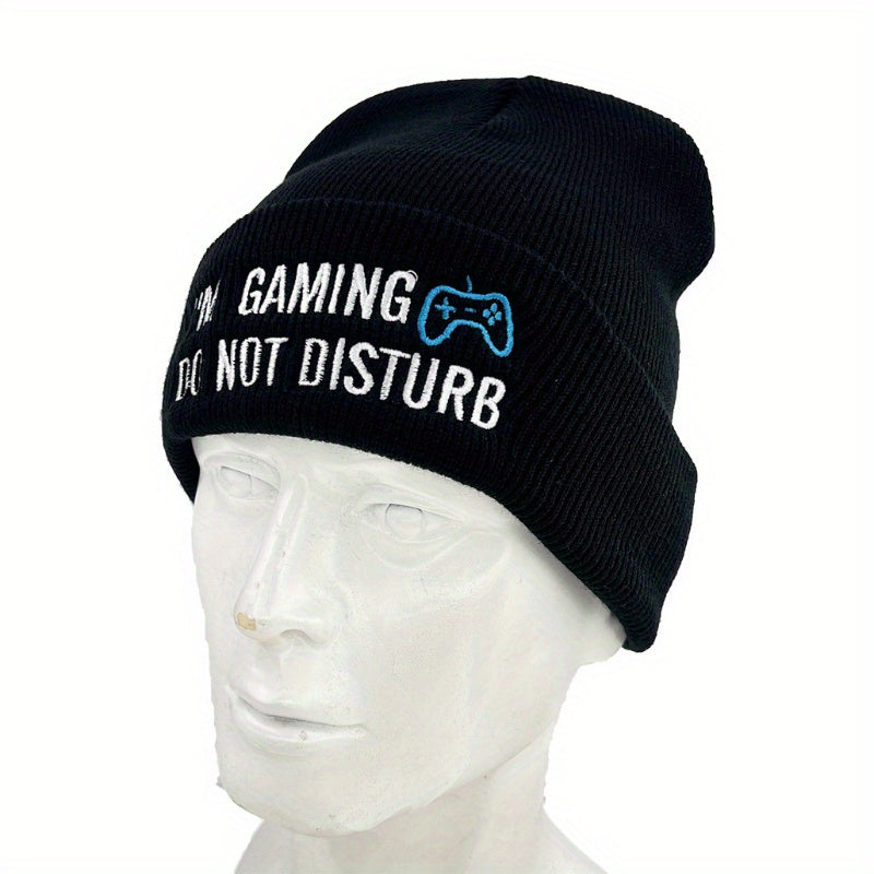 Video Game Pattern Beanie Winter Warm Hat