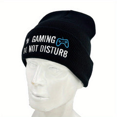 Video Game Pattern Beanie Winter Warm Hat
