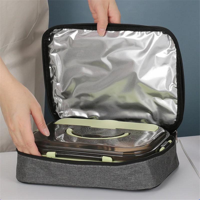 Insulated Lunch Bag Women Large Capacity Bento Box