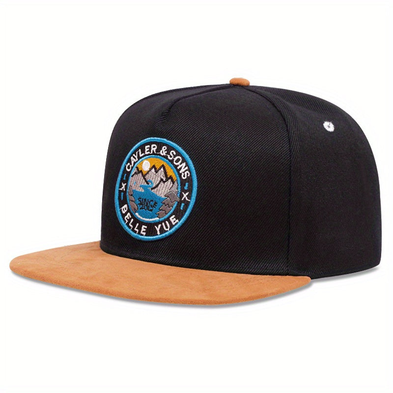 Unisex Flat Bill Baseball Cap for Outdoor Fishing