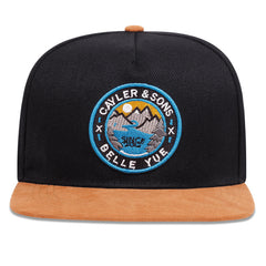 Unisex Flat Bill Baseball Cap for Outdoor Fishing