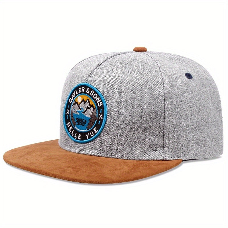 Unisex Flat Bill Baseball Cap for Outdoor Fishing