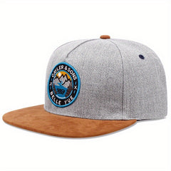 Unisex Flat Bill Baseball Cap for Outdoor Fishing