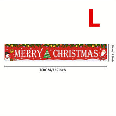 Outdoor Merry Christmas Banner Huge Christmas Yard Banner