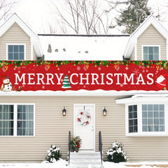 Outdoor Merry Christmas Banner Huge Christmas Yard Banner