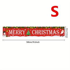 Outdoor Merry Christmas Banner Huge Christmas Yard Banner