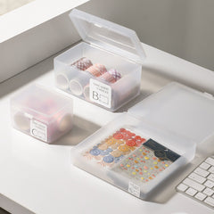 Mini Storage Box Transparent Drawer Organization