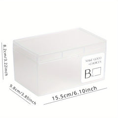 Mini Storage Box Transparent Drawer Organization