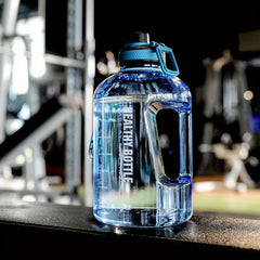 74oz Water Bottle w/Straw & Strap - Reusable Large Capacity Bottle