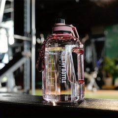 74oz Water Bottle w/Straw & Strap - Reusable Large Capacity Bottle