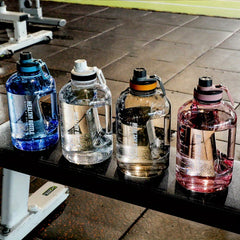 74oz Water Bottle w/Straw & Strap - Reusable Large Capacity Bottle