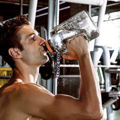 74oz Water Bottle w/Straw & Strap - Reusable Large Capacity Bottle