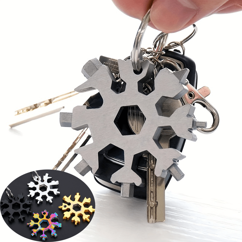 3pcs Snowflake Wrench with Screwdriver & Bottle Opener