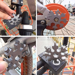3pcs Snowflake Wrench with Screwdriver & Bottle Opener