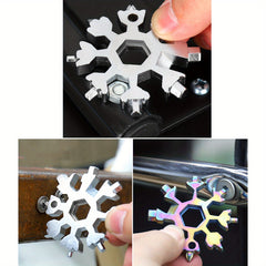 3pcs Snowflake Wrench with Screwdriver & Bottle Opener
