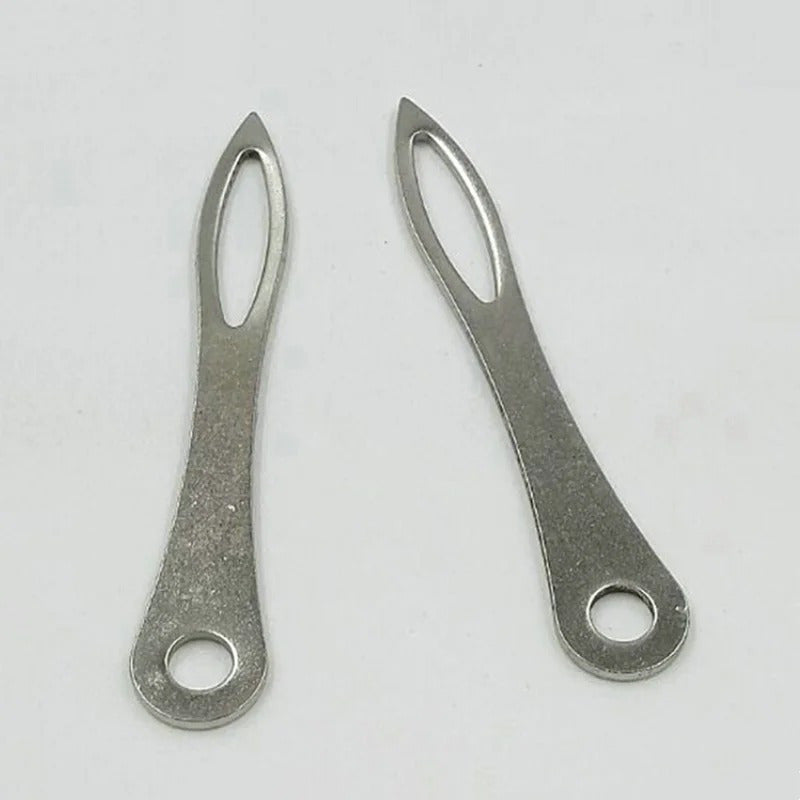 5pcs Stainless Steel Slingshot Rubber Band Insert Tied Assistant