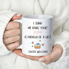 Sisters Gift Coffee Cup Thank You Sisters Creative Home Ceramic Cup