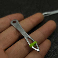 5pcs Stainless Steel Slingshot Rubber Band Insert Tied Assistant