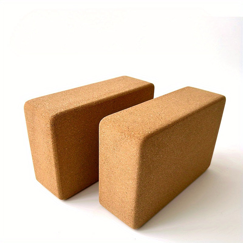1pc Cork Yoga Brick Cork Fitness Brick Dance Yoga Brick
