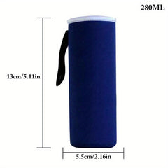 Neoprene Water Bottle Cover 280ml-360ml Insulated Pouch Bag Cup Accessories