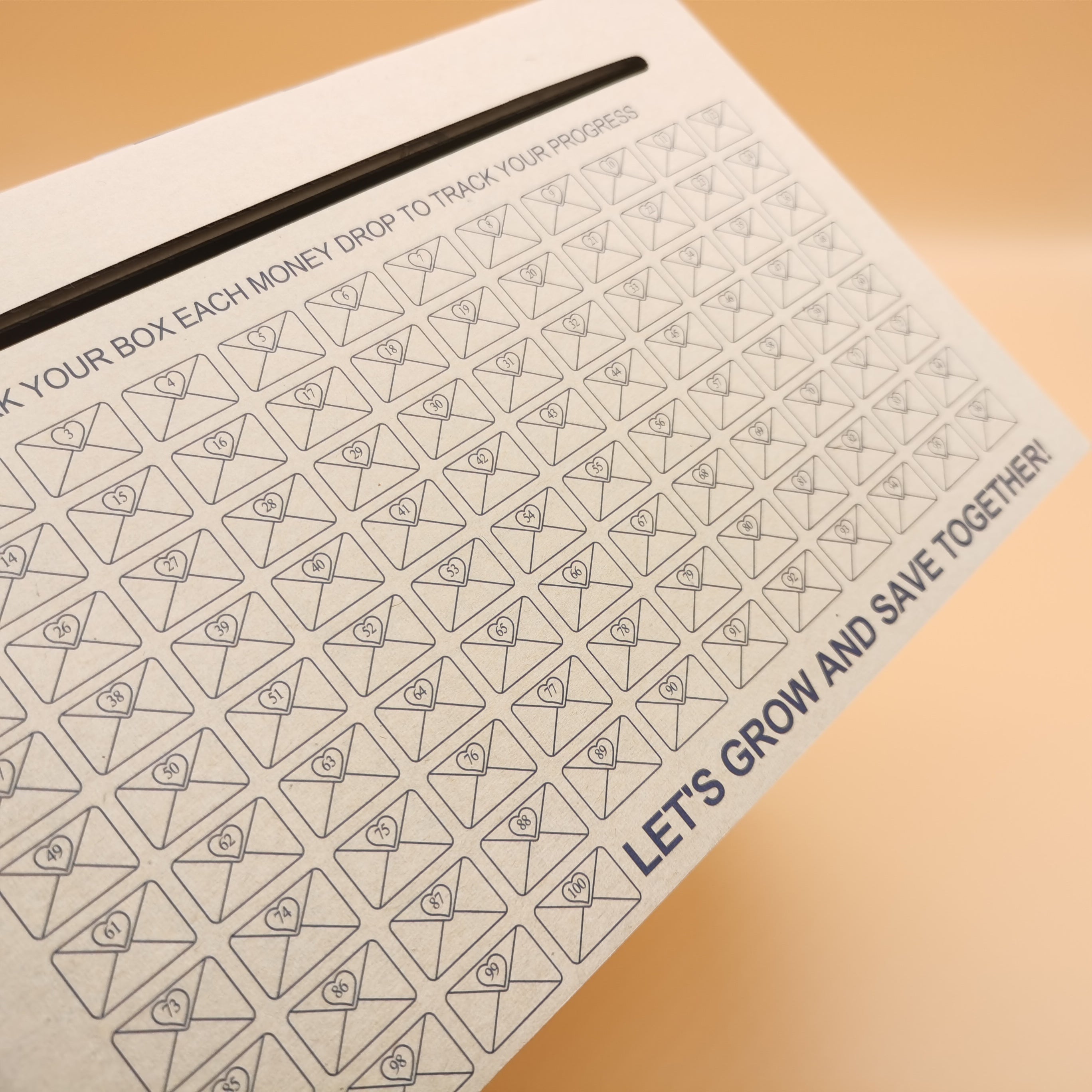 100pcs Envelopes Money Saving Challenge Box Kit 100 Envelope 5050 Challenge