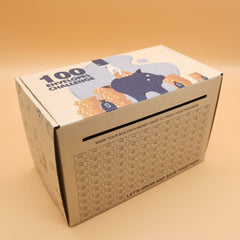 100pcs Envelopes Money Saving Challenge Box Kit 100 Envelope 5050 Challenge