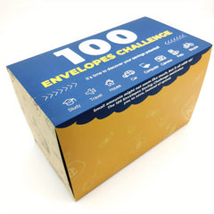 100pcs Envelopes Money Saving Challenge Box Kit 100 Envelope 5050 Challenge