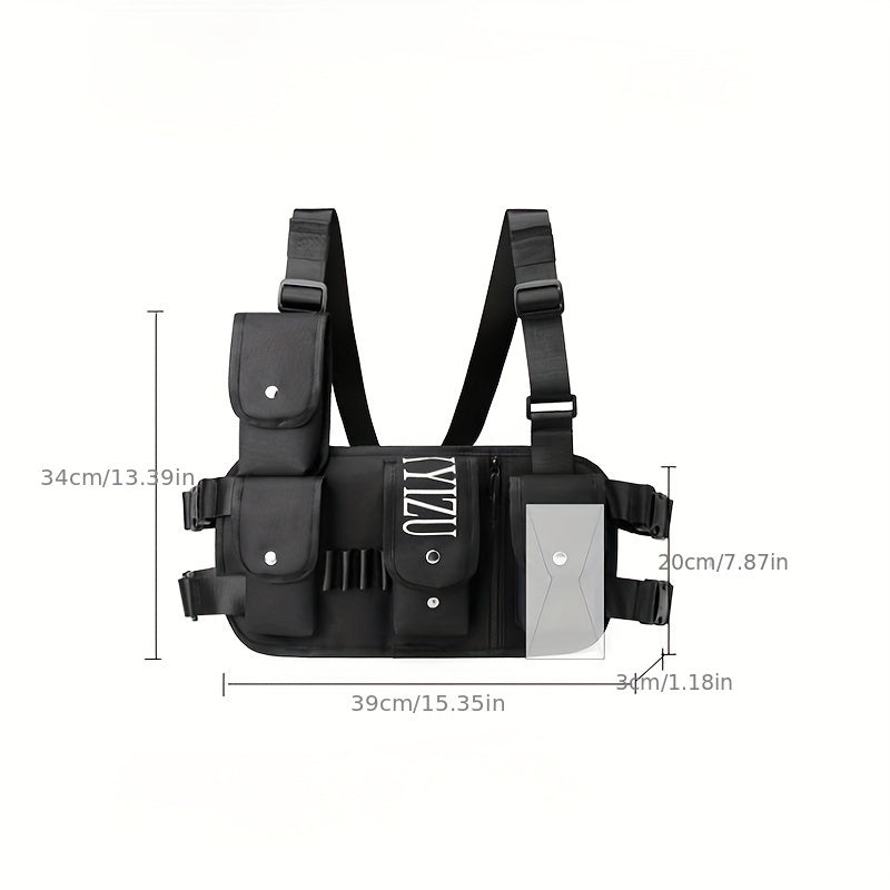 Cycling Sports Chest Bag with Large Storage Capacity