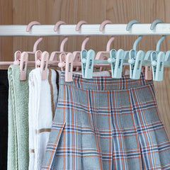 Creative Closet Clothes Clip Space saving Non slip Hanging Hanger